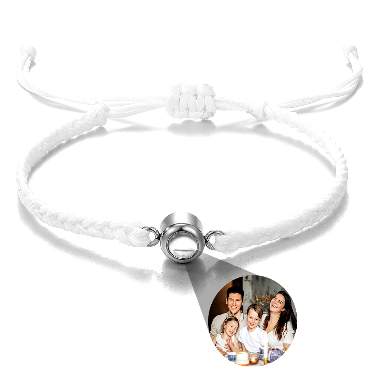 Projection Photo Bracelet Stainless Steel Custom Children'S Photo Projection Bracelet Birthday Gift for Son and Daughter