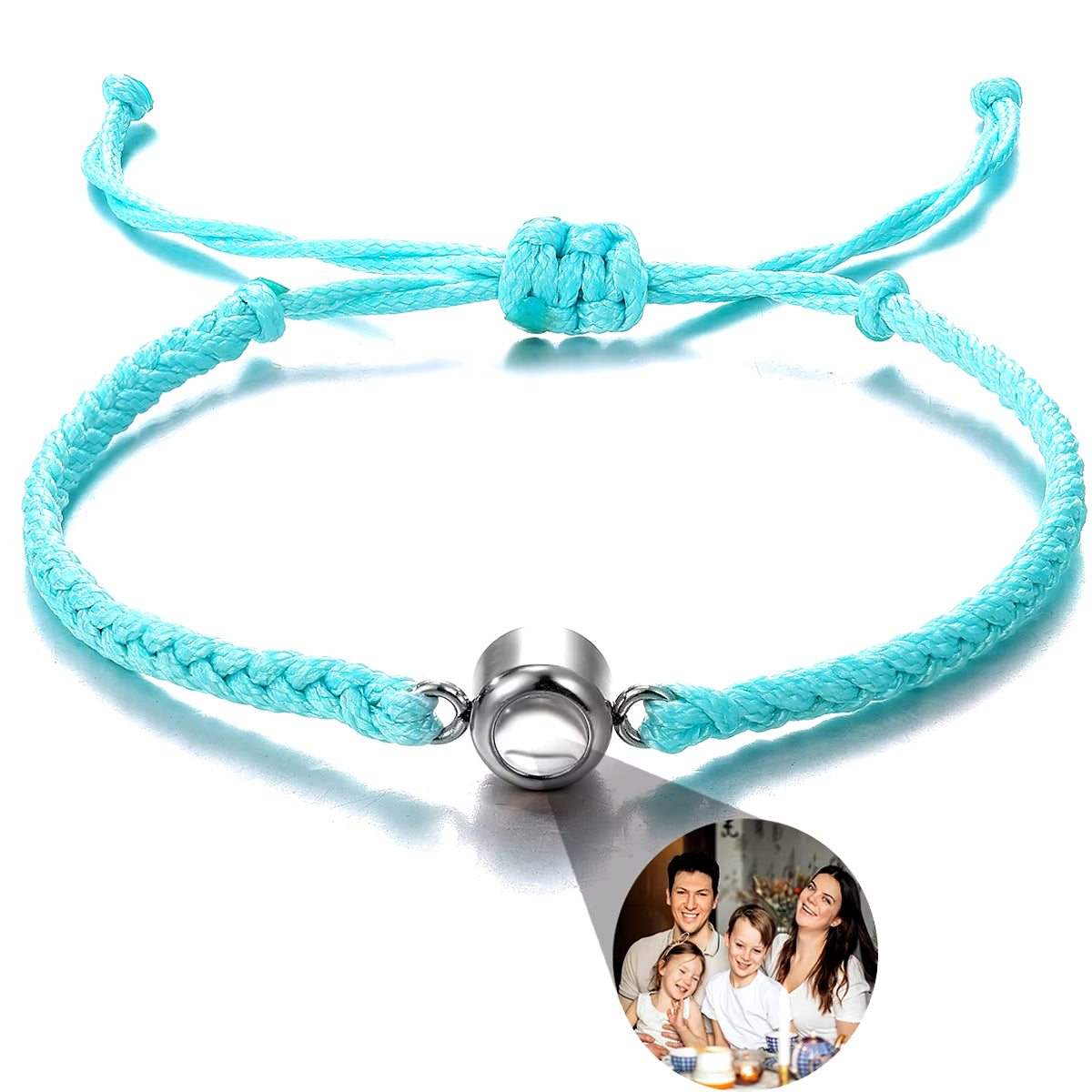 Projection Photo Bracelet Stainless Steel Custom Children'S Photo Projection Bracelet Birthday Gift for Son and Daughter