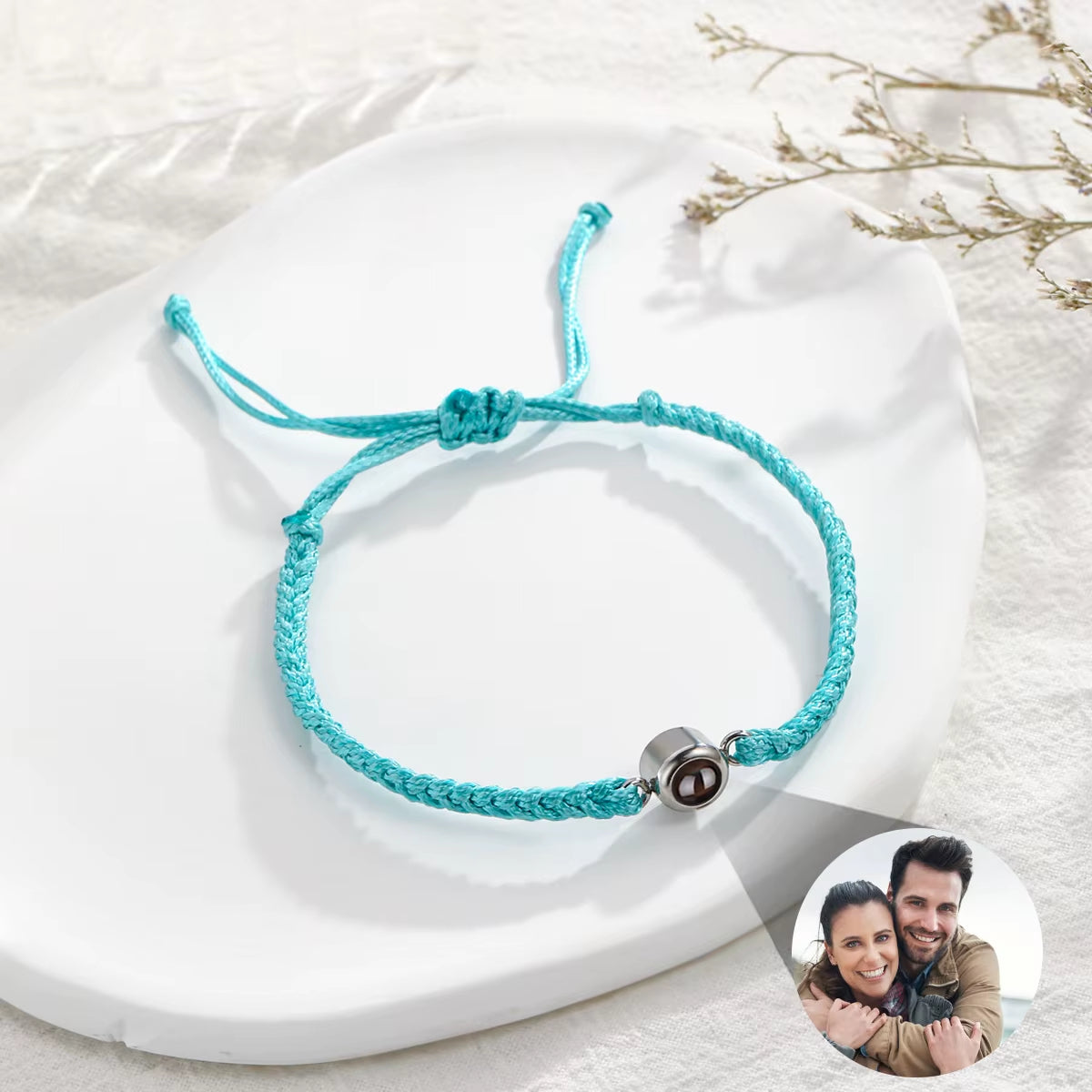 Projection Photo Bracelet Stainless Steel Custom Children'S Photo Projection Bracelet Birthday Gift for Son and Daughter