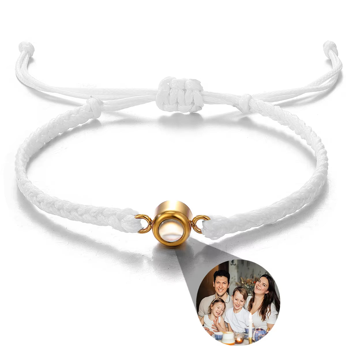 Projection Photo Bracelet Stainless Steel Custom Children'S Photo Projection Bracelet Birthday Gift for Son and Daughter