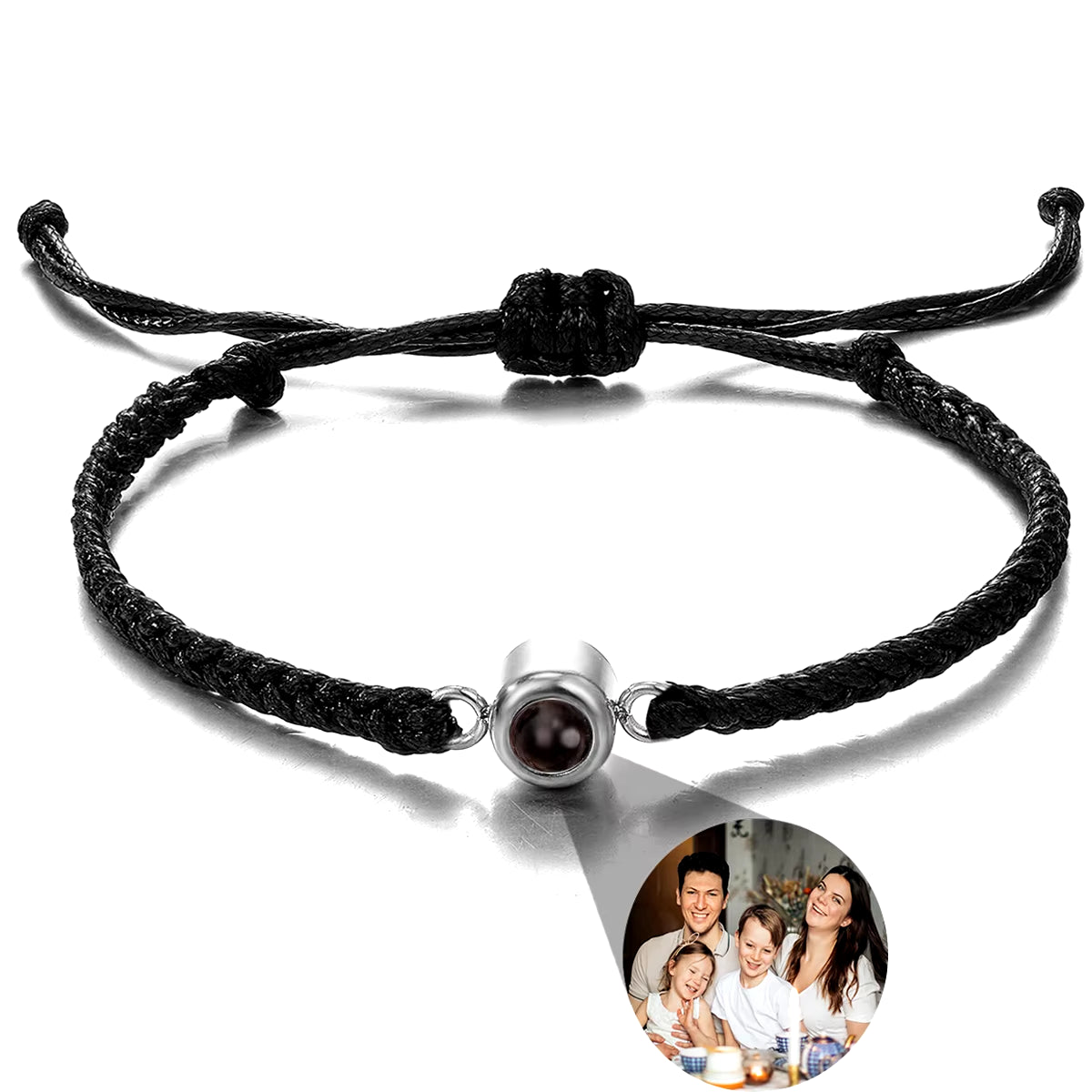 Projection Photo Bracelet Stainless Steel Custom Children'S Photo Projection Bracelet Birthday Gift for Son and Daughter