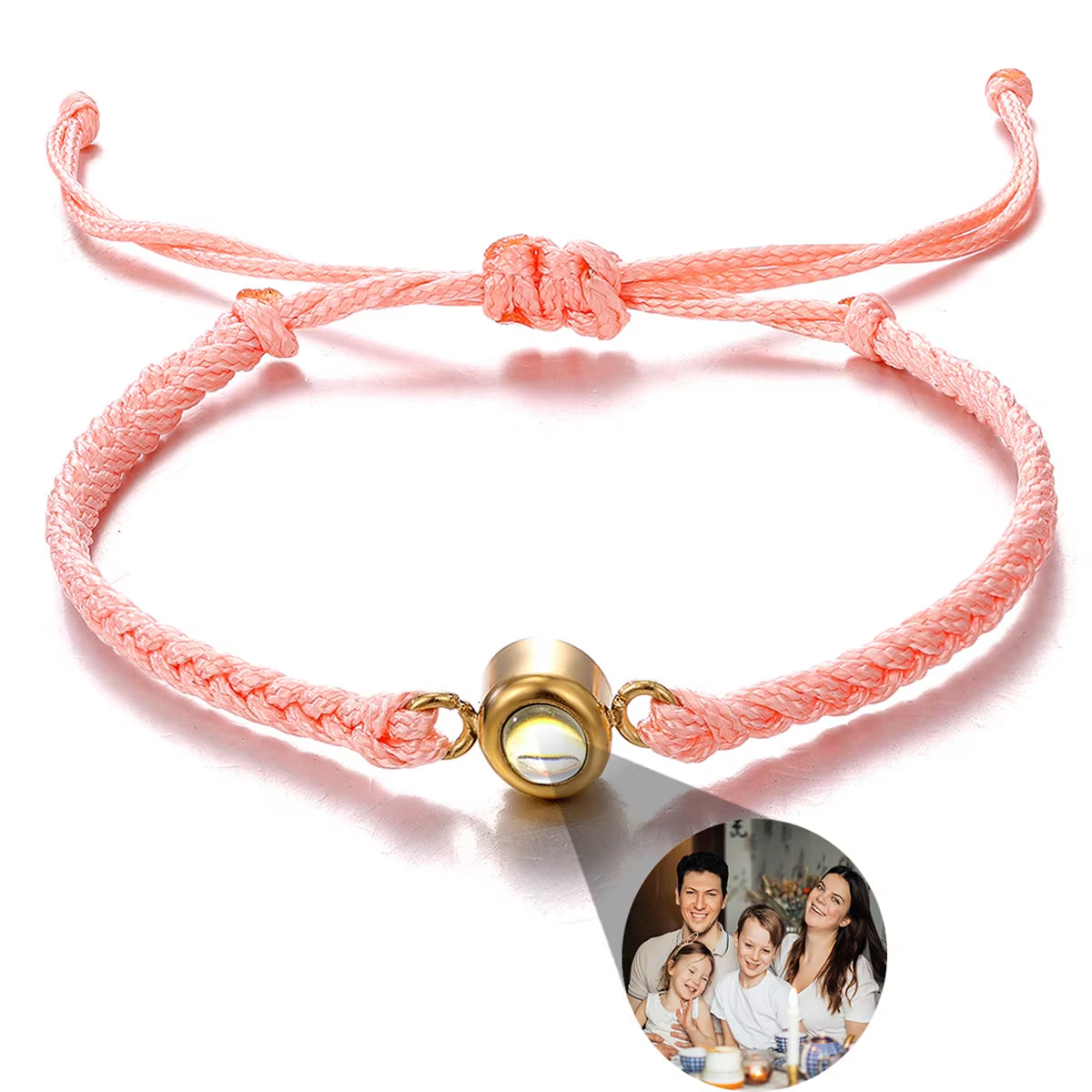 Projection Photo Bracelet Stainless Steel Custom Children'S Photo Projection Bracelet Birthday Gift for Son and Daughter