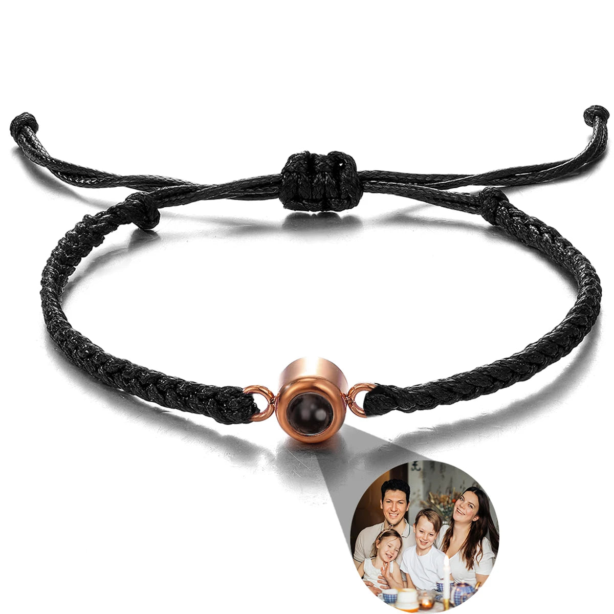 Projection Photo Bracelet Stainless Steel Custom Children'S Photo Projection Bracelet Birthday Gift for Son and Daughter