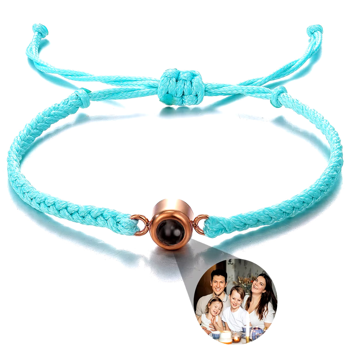 Projection Photo Bracelet Stainless Steel Custom Children'S Photo Projection Bracelet Birthday Gift for Son and Daughter
