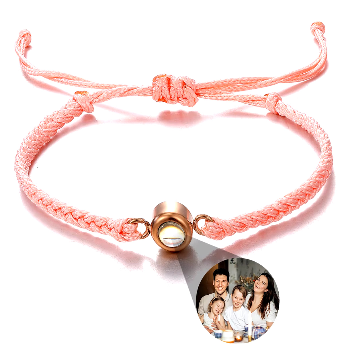 Projection Photo Bracelet Stainless Steel Custom Children'S Photo Projection Bracelet Birthday Gift for Son and Daughter