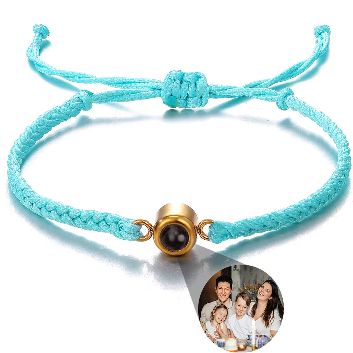 Projection Photo Bracelet Stainless Steel Custom Children'S Photo Projection Bracelet Birthday Gift for Son and Daughter