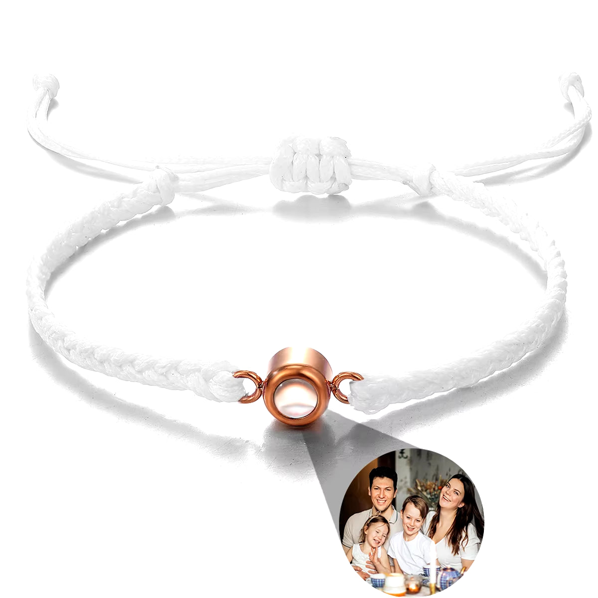 Projection Photo Bracelet Stainless Steel Custom Children'S Photo Projection Bracelet Birthday Gift for Son and Daughter