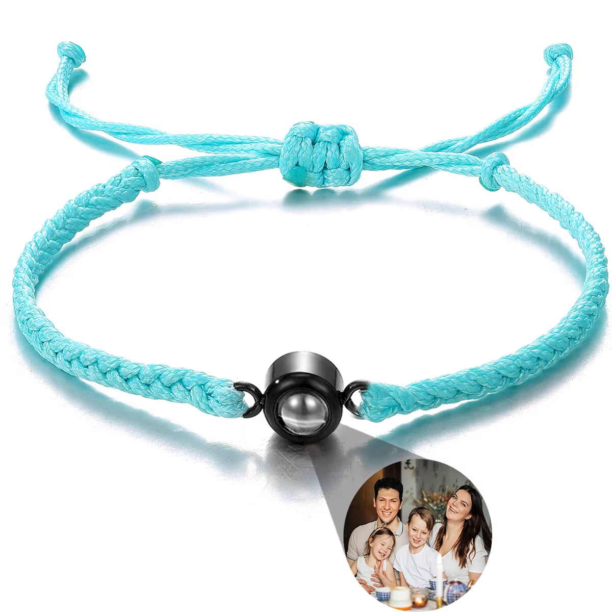 Projection Photo Bracelet Stainless Steel Custom Children'S Photo Projection Bracelet Birthday Gift for Son and Daughter