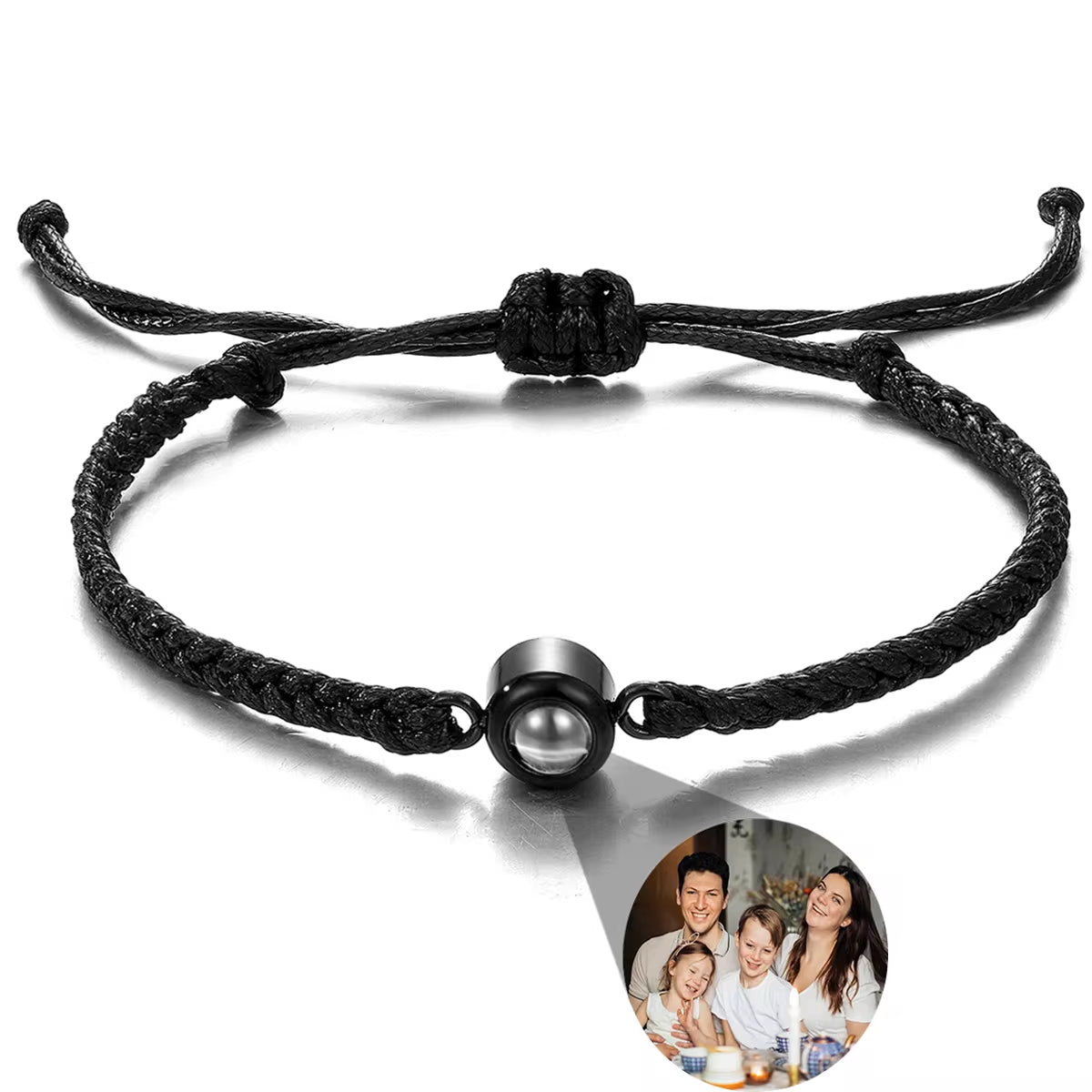 Projection Photo Bracelet Stainless Steel Custom Children'S Photo Projection Bracelet Birthday Gift for Son and Daughter