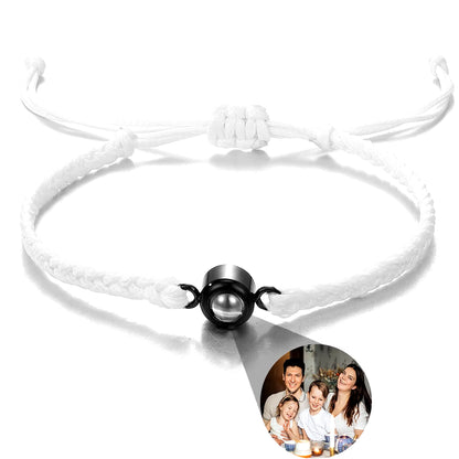 Projection Photo Bracelet Stainless Steel Custom Children'S Photo Projection Bracelet Birthday Gift for Son and Daughter