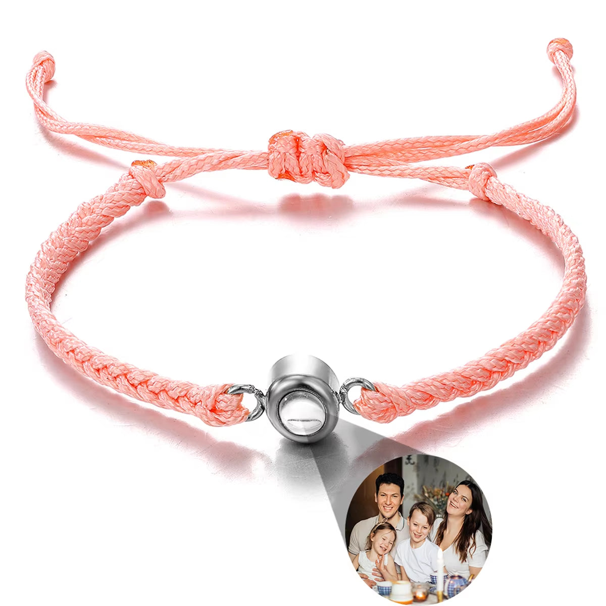 Projection Photo Bracelet Stainless Steel Custom Children'S Photo Projection Bracelet Birthday Gift for Son and Daughter