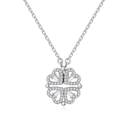 Klavertje Vier Hartjes Ketting
