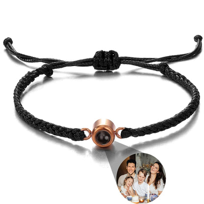 Projection Photo Bracelet Stainless Steel Custom Children'S Photo Projection Bracelet Birthday Gift for Son and Daughter