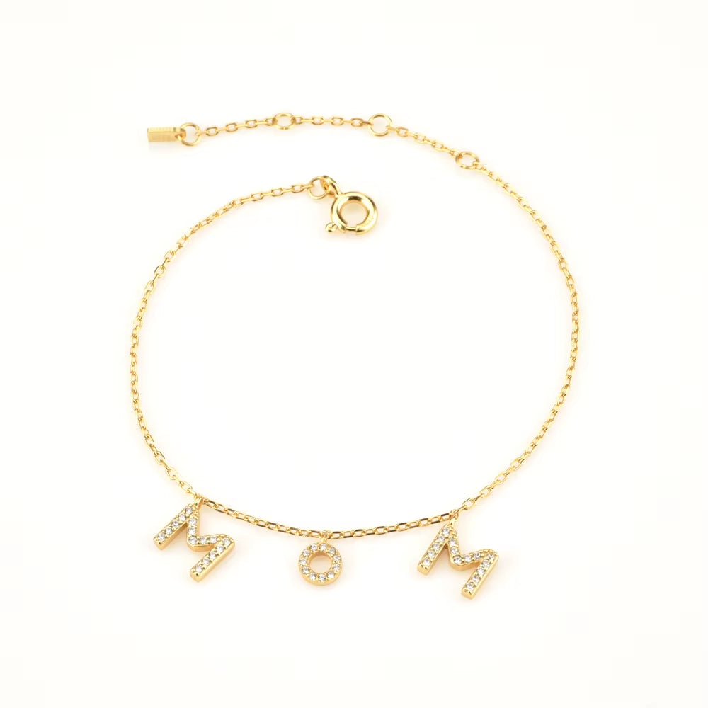 ANDYWEN 2020 New 925 Sterling Silver Letter Name Initial Alphabet Personalize Bracelet 2021 Fashion Wedding Gift Rock Punk